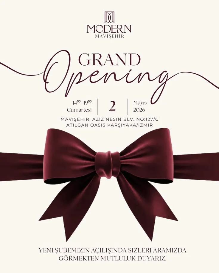 Burgundy bow business opening invitation example